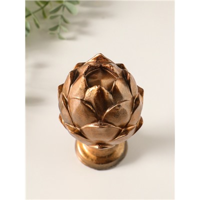 Фигурка гипс «Артишок», 16×8×8 см, бронза винтаж