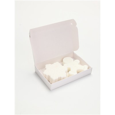 URAL LAB Минимал НГ Набор бомбочка снежинка и фигурная свеча пряня