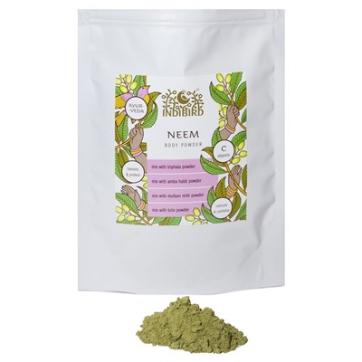 Маска-порошок для кожи и волос Ним Индибёрд Neem Body Powder Indibird 100 гр.