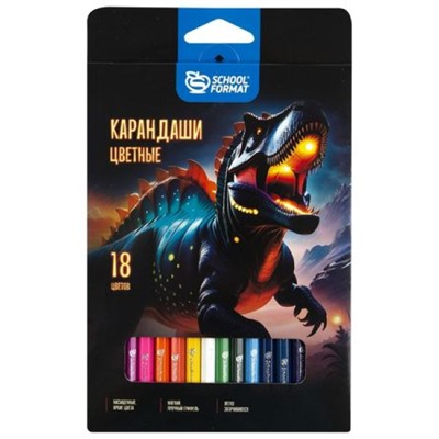Карандаши 18цв "МИКС ДЛЯ МАЛЬЧИКОВ" КЦ18-ММК SchoolФормат