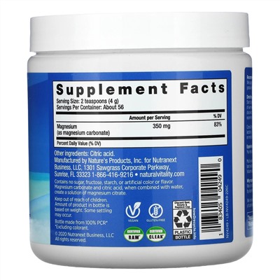 Natural Vitality, CALM, антистрессовая смесь для напитков, оригинальный (без ароматизаторов), 226 г (8 унций)