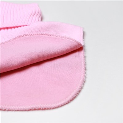 Манишка детская, розовая, размер 52-54