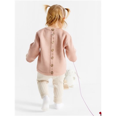 Джемпер вязаный «Крошка Я. Зимний котик», рост 92-98 см, розовый