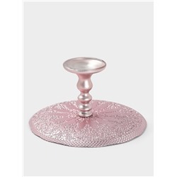 Блюдо сервировочное «ЭЛЕОНОРА БРОНЗА», d=28 см, стекло, голубое, розовое