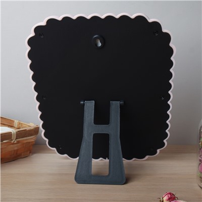 Зеркало настольное 17х22 см / 2365 /уп 72/ пластик (Белый)