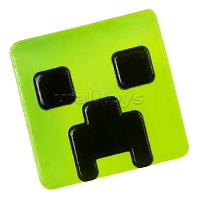 Игрушка-антистресс "Сквиши" Кубик зеленый