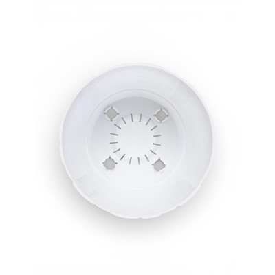 Горшок для цветов с поддоном «Камешки», 1.6 л, пластиковый, белый