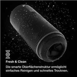 Черный мастурбатор с контролем всасывания Arcwave Pow Stroker