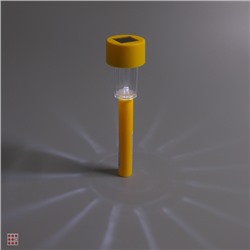 INBLOOM Фонарь садовый на солн. батарее, 4,5x4,5x31см, 1x1.2V 40mAh NI-MH, 1LED*белый
