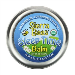 Sierra Bees, Бальзам для спокойного сна, лаванда и ромашка, 17 г (0,6 унции)