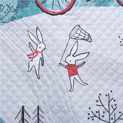 Покрывало 1.5-спальное «Этель» Brave bear, 145×210 см, микрофибра