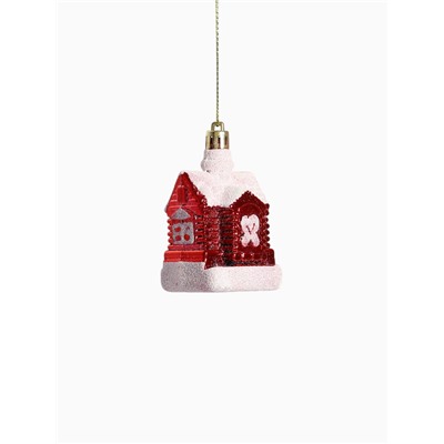 Ёлочные игрушки «Изба Деда Мороза», набор 3 шт., 5×6 см, МИКС