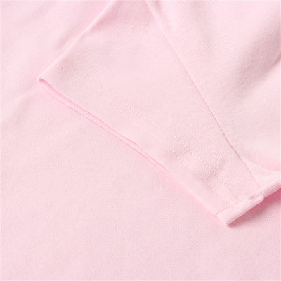 Футболка женская V-образный вырез, цвет светло-розовый, размер 48