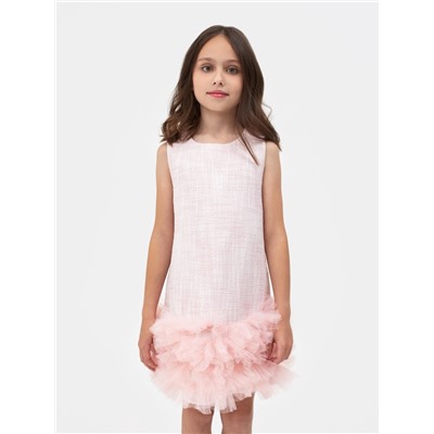 Платье для девочки MINAKU: PartyDress, рост 122-128, розовое