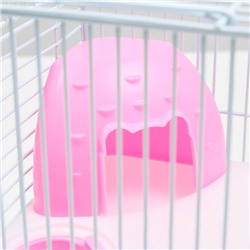 Клетка для грызунов «Пижон», 23×17×26 см, эмаль, белая