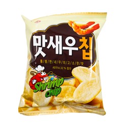 Чипсы со вкусом креветки Shrimp Chips Cosmos, Корея, 25 г Акция