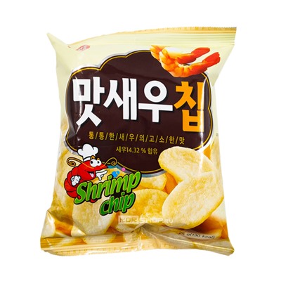 Чипсы со вкусом креветки Shrimp Chips Cosmos, Корея, 25 г Акция