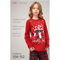 Детская новогодняя пижама Happyfox