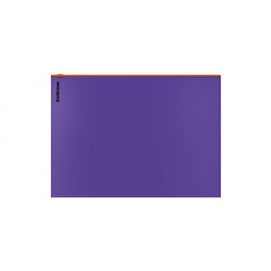 Папка на гибкой молнии А4 55204 "Карибский бархат" непрозрачная ассорти ErichKrause