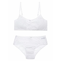 Комплект трикотажный для девочек: топ, трусы