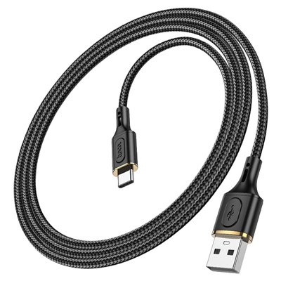 Кабель USB - Type-C Hoco X95 Goldentop 15W 100см 3A  (black)