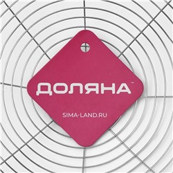 Шумовка Доляна «Стандарт», h=43.8 см, d=22.7 см, нержавеющая сталь, серебристый