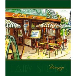 Тетрадь  60л клетка "Уличное кафе" С4236-03 АппликА