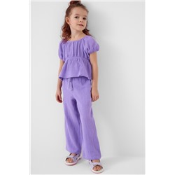Комплект текстильный для девочек: блузка, брюки PLAYTODAY, 1240281
