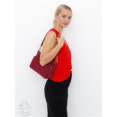 Сумка женская кожаная 8200PEF wine Polina&Eiterou  в Новосибирске