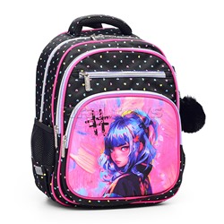 Рюкзак "Grade. Hey Girl" школьный жесткий 37x28x16 см (16 л) вес 700 г, 1 отделение на молнии с разделителями для учебников, 1 отделение с органайзером, 2 передних кармана, 2 боковых кармана сеткой на резинке, эргономичная формоустойчивая вентилируемая сп