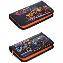 Пенал 2-х ств. 190х115 мм "Спортивный автомобиль" с табл.умножения (088894) 43038 Хатбер