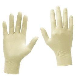 Перчатки латексные MATRIX Extra Light Latex бело-желтые, размер M, 100 шт. (50 пар)