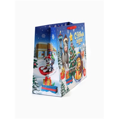 Пакет подарочный «С Новым годом!», XL 40×49×19 см