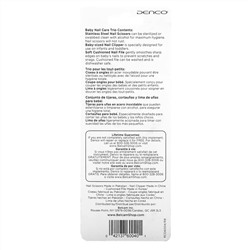 Denco, Baby Nail Care Trio, 3 Piece Set