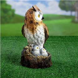 Садовая фигура из гипса «Семейство сов», 26×13×17 см