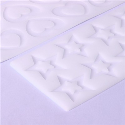 Формы для шоколада, набор 3 шт., 8 ячеек, силикон, 21×11×0.3 см, прозрачные