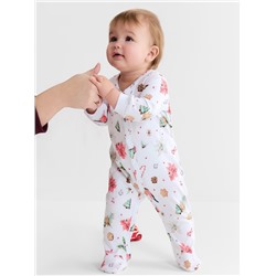 Комбинезон детский детский MINAKU Winter, рост 56-62 см, белый