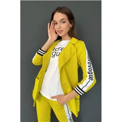 Жакет 8186 (Желто-горчичный)