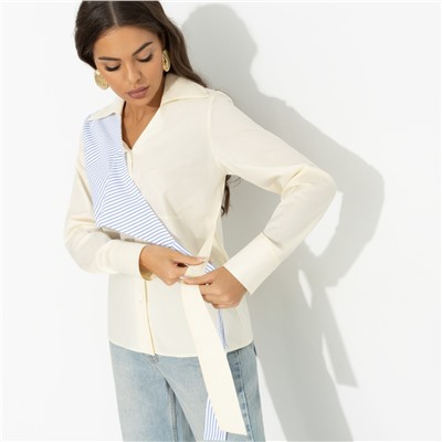 Рубашка из хлопка, Модная цель (желтая)