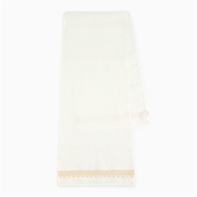 Дорожка на стол «Этель» Kitchen linen, 40×176 см, лён 100%, 240 г/м², белая