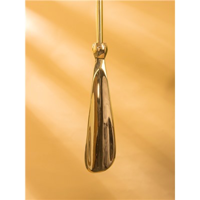 Ложка для обуви «Морская», 51 см, латунь