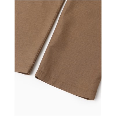 Брюки для девочки, MINAKU, бежевые, рост 98 см