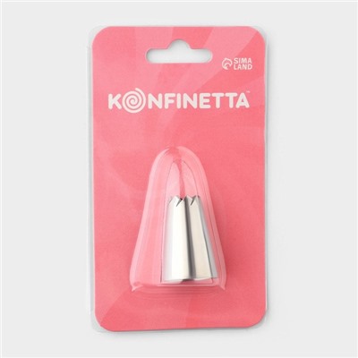 Насадка кондитерская KONFINETTA, d=2.1 см, № 108