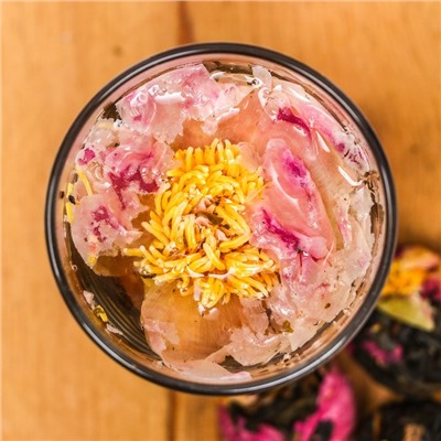 Китайский связанный зеленый чай, пион, 50 г