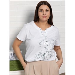 Блуза Кэмерон (белый) Б15357-20М