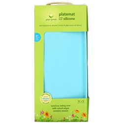 Green Sprouts, Platemat, 6+ Months, Aqua, 1 Count