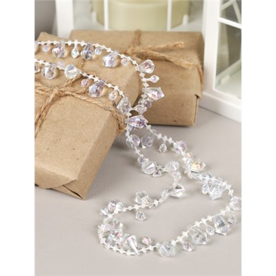 Новогодние бусы на елку 5м / DW-1380 /уп 120/