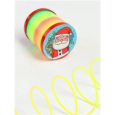 Пружинка радуга «Новый год», d=5 см, МИКС