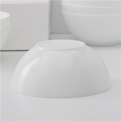 Салатники Luminarc Everyday, 1 л, d=18 см, набор 6 шт., стеклокерамика, белые