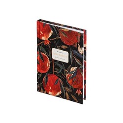 Престиж-блокнот А6  80л клетка "ФЛОРА/FLORA.ГРАНАТ" 3-80-005/59 Альт